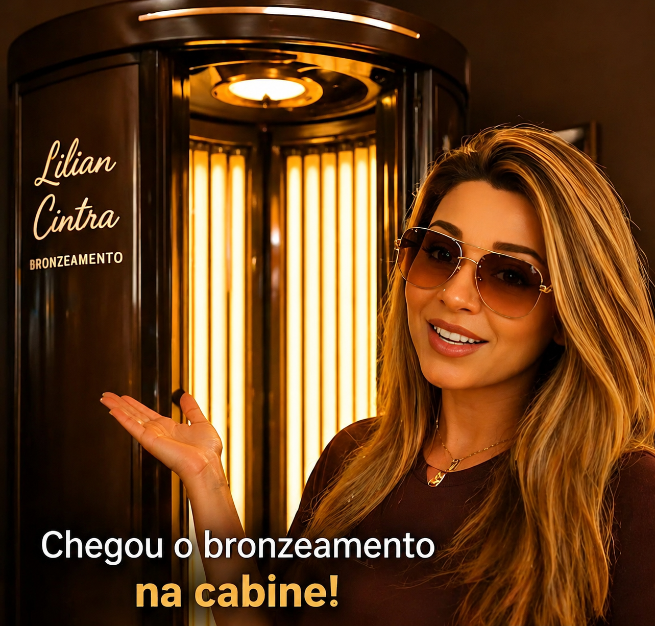 Bronzeamento na Cabine